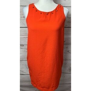 NWT Mustard Seed Coral Studded Cut-Out Dress